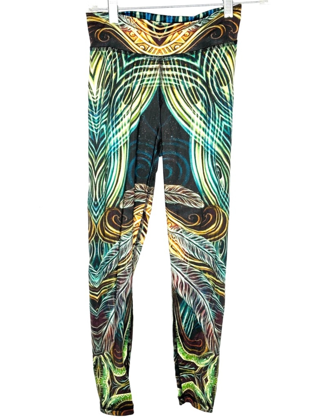 Amanda Sage Shaman Vision Leggings – S Visionary Art Festival Yoga Pants